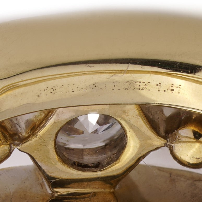 Boodles and Dunthorne 1.46ct Diamond Set Band Ring in 18ct Yellow Gold