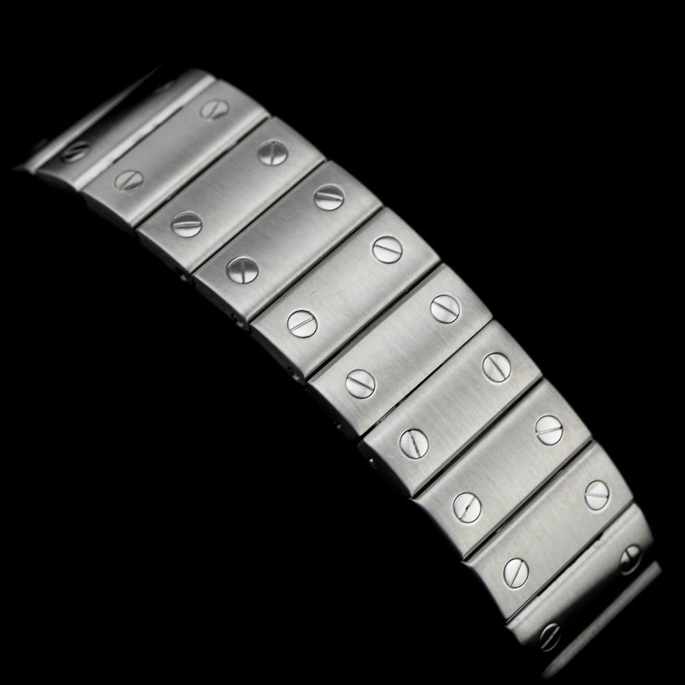 Cartier Santos Galbee 1564 Steel Watch with Box and Papers