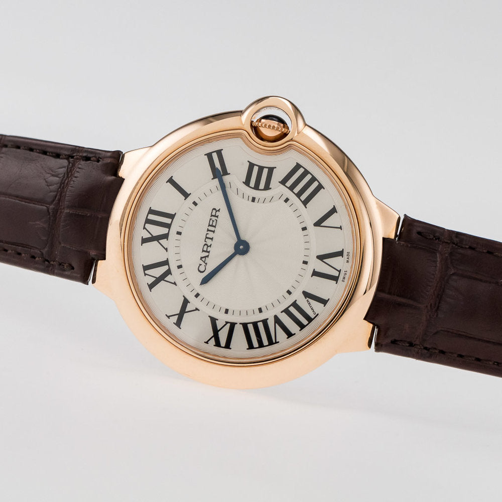 Cartier Ballon Bleu W6920083 Rose Gold 40mm Unworn Automatic Watch with Box and Papers