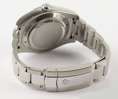 Rolex Milgauss Blue Dial 40mm Stainless Steel Automatic Wristwatch, on stainless steel Oyster bracelet, with Rolex box and papers, Circa 2014