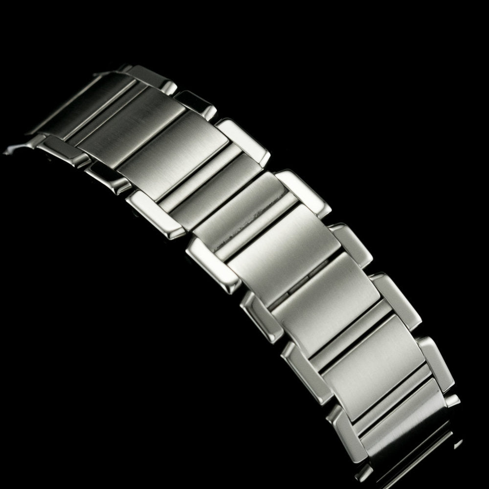 Cartier Tank Francaise Mid Size Stainless Steel W51011Q3 Quartz Watch