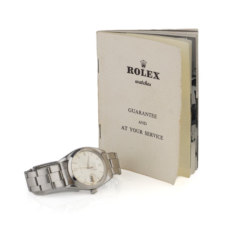 Vintage Rolex Oyster Perpetual Air King Date 5700 Stainless Steel Automatic Watch with Original Papers