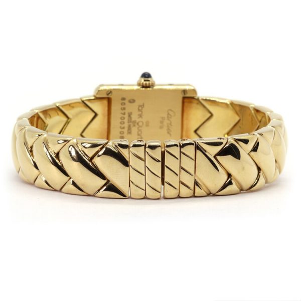 Cartier Tank Louis 18ct Yellow Gold Ladies Quartz Watch