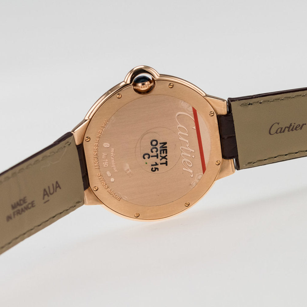 Cartier Ballon Bleu W6920083 Rose Gold 40mm Unworn Automatic Watch with Box and Papers