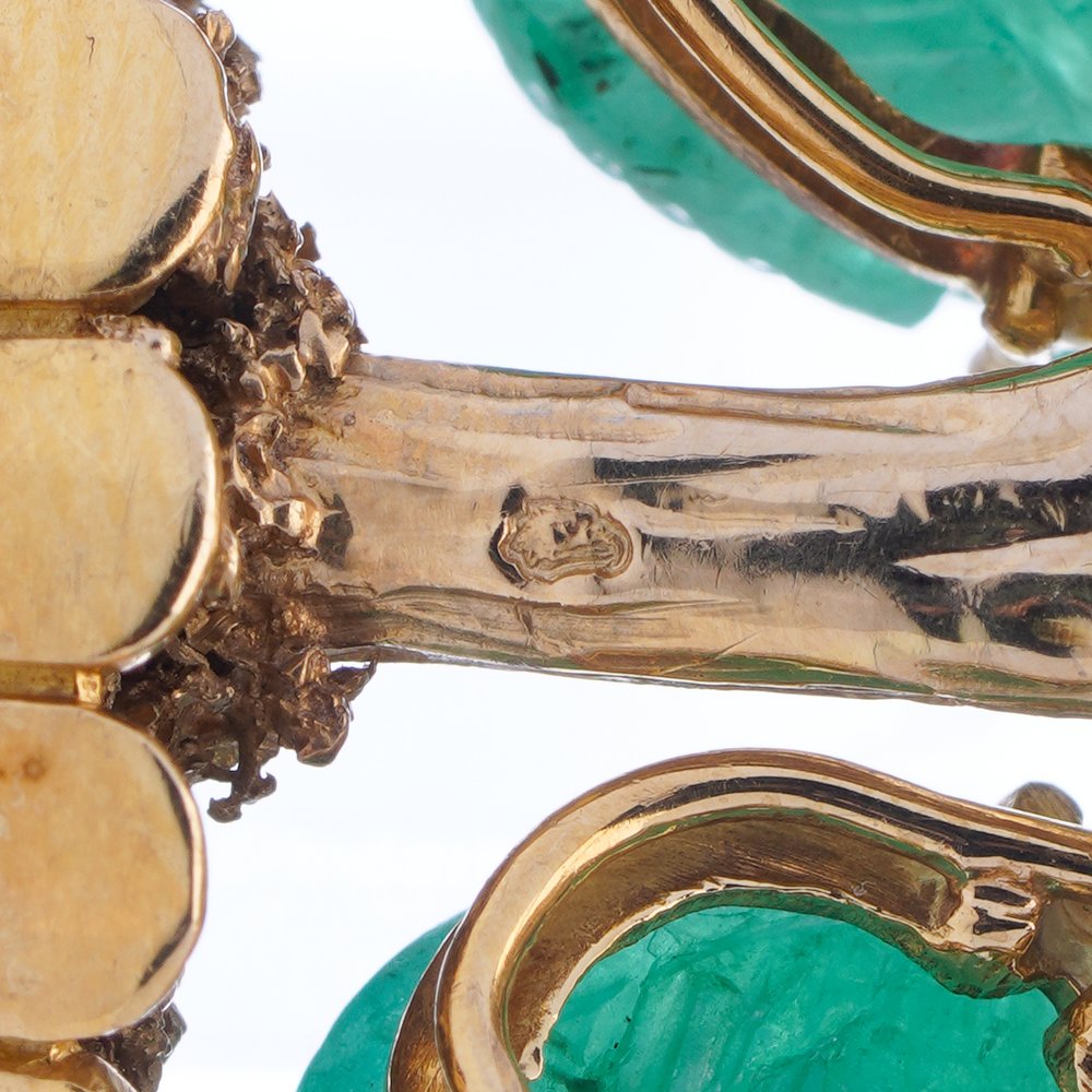 Lacloche Workmaster Jean Thierry Bondt 18ct Yellow Gold Brooch