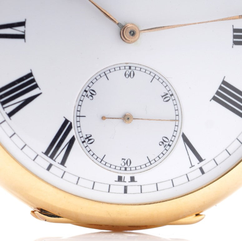 Vintage 1960s Vacheron and Constantin Chronometre Royal 18ct Yellow Gold Pocket Watch