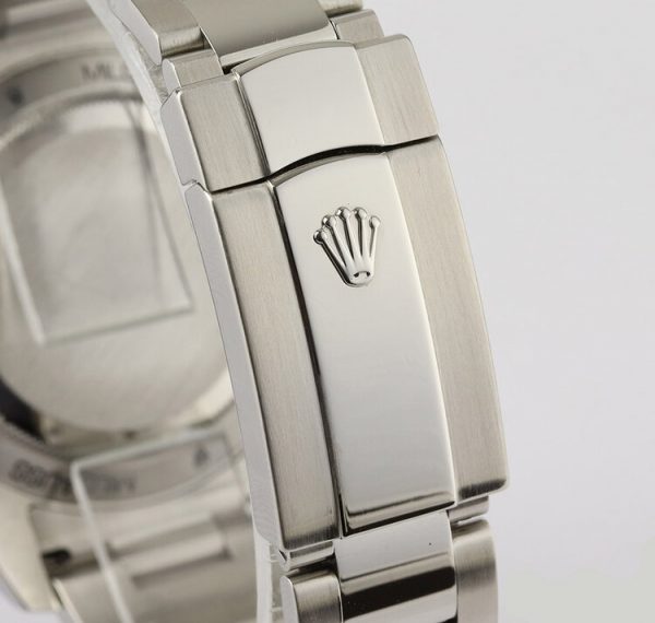 Rolex Milgauss Blue Dial 40mm Stainless Steel Automatic Wristwatch, on stainless steel Oyster bracelet, with Rolex box and papers, Circa 2014