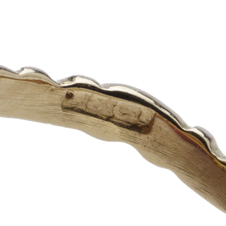 Vintage 2ct Sapphire and Diamond Cluster Ring in 18ct Yellow Gold