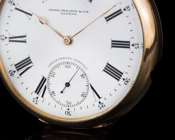 Patek Philippe Chronometro Gondolo 18ct Rose Gold Pocket Watch
