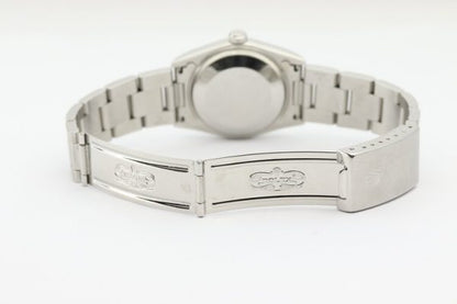 Rolex Datejust Midsize 31mm Stainless Steel Automatic Watch with Original Black Jubilee Diamond Dial, Ref 78240, on stainless steel Oyster bracelet with fold-over clasp