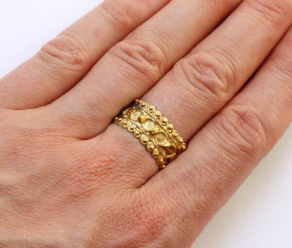 18th Century Antique Georgian Gold Ring, Circa 1781