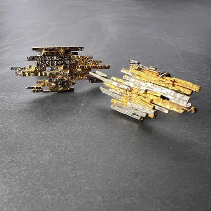 Vintage Charles de Temple Bi Colour Gold Cufflinks