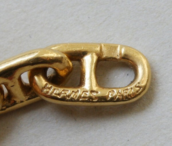 Vintage Hermes 18ct Gold Long Chaine D'Ancre Chain, Circa 1970