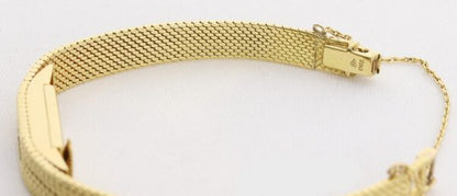 Vacheron Constantin Rare Vintage 1950s Ladies 18ct Yellow Gold Manual Back Wind Bracelet Watch