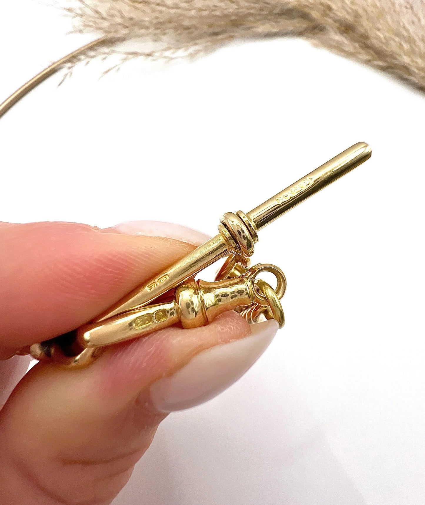 Antique 18 Carat Yellow Gold Albert Chain Necklace: Edwardian Curb Link