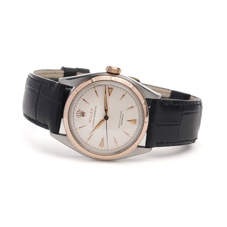 Vintage 1950s Rolex Oyster Perpetual 6085 Automatic Watch
