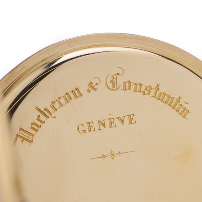 Vintage 1960s Vacheron and Constantin Chronometre Royal 18ct Yellow Gold Pocket Watch