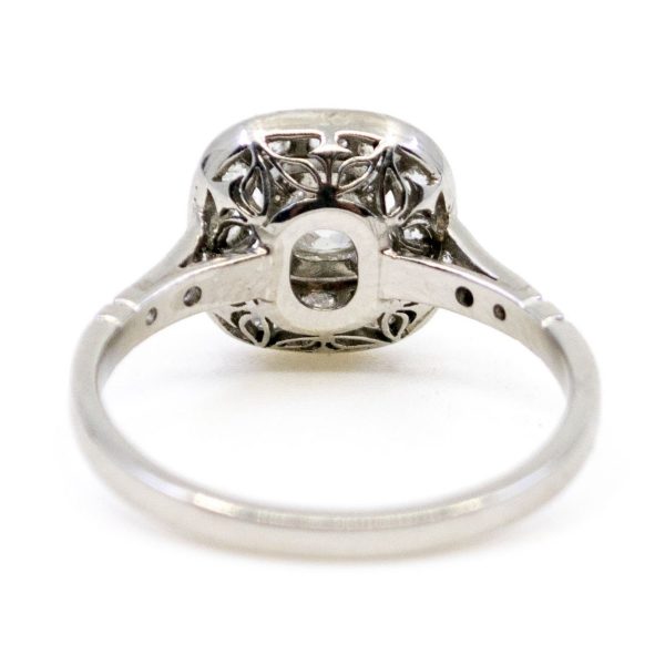 Vintage Diamond Cluster Ring