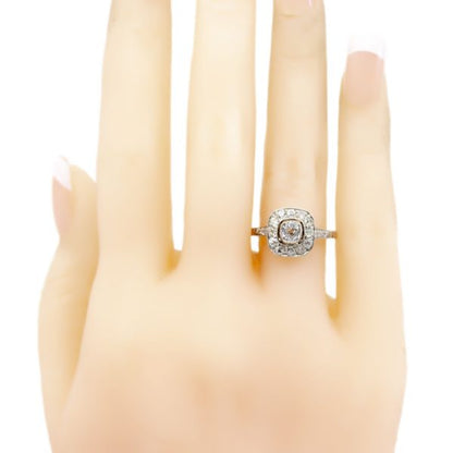 Vintage Diamond Cluster Ring