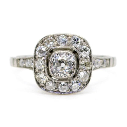 Vintage Diamond Cluster Ring