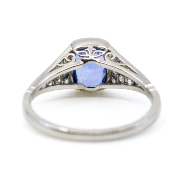Vintage Sapphire and Diamond Ring