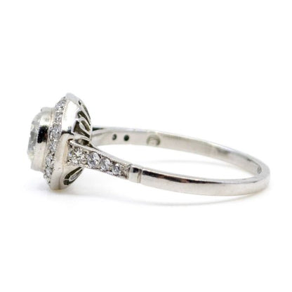 Vintage Octagonal Diamond Cluster Ring