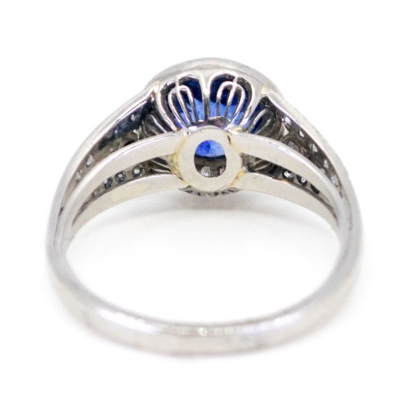 Vintage Sapphire and Diamond Ring