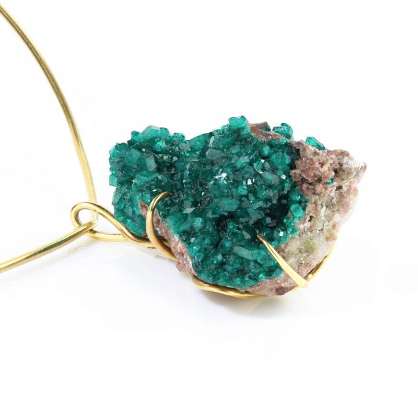 Andrew Grima Diopside Boulder Pendant in 18ct Yellow Gold, Circa 1981