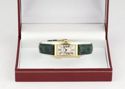 Cartier Tank Americaine 18ct Yellow Gold Ladies Watch