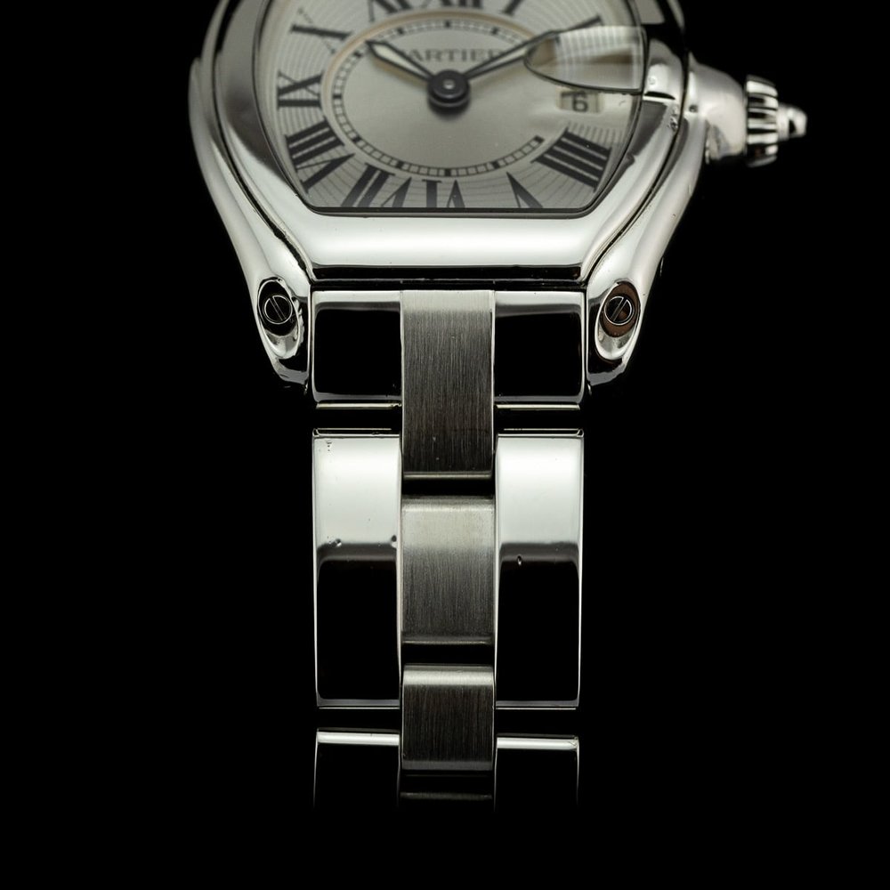 Ladies Cartier Roadster Stainless Steel Watch