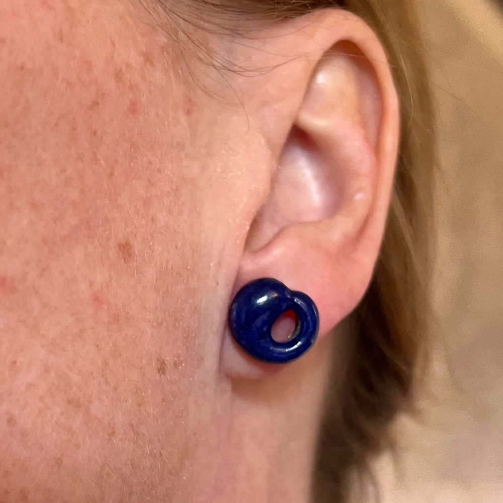 Elsa Perretti for Tiffany and Co Lapis Lazuli Earrings