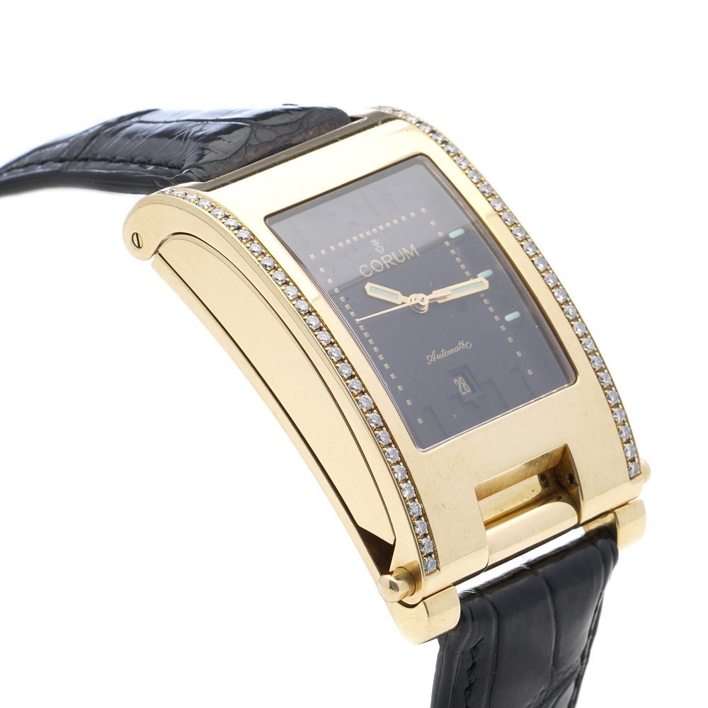 Corum Tabogan 18ct Yellow Gold Watch with 0.54cts Diamonds