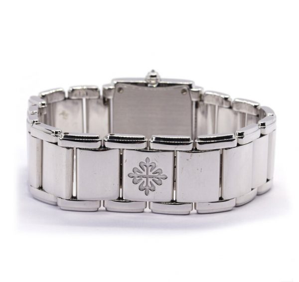 Patek Philippe Twenty-4 18ct White Gold and Diamond 4908 Quartz Watch with box and papers