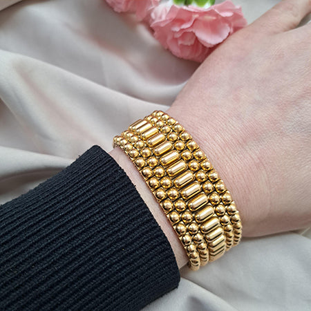 Vintage French 18ct Yellow Gold Bracelet, Circa 1960