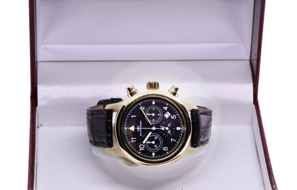 IWC Pilot Chronograph 18ct Yellow Gold 36mm Watch, Ref 3741