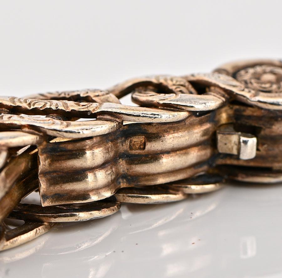 Victorian Antique 14ct Yellow Gold Snake Lorgnette Pendant