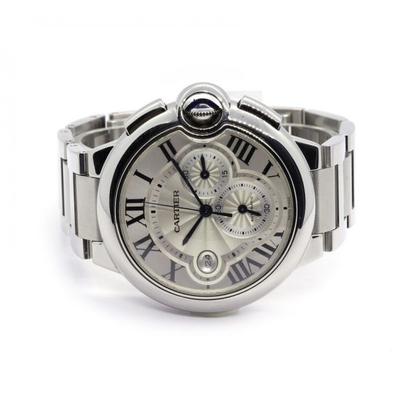 Cartier Ballon Bleu 3109 Stainless Steel 44mm Automatic Chronograph