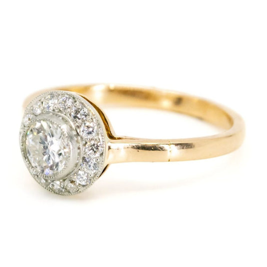 Diamond Cluster Ring