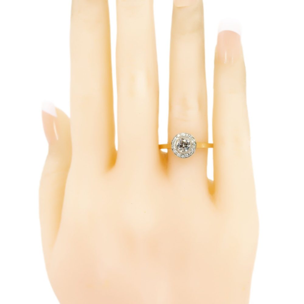 Diamond Cluster Ring