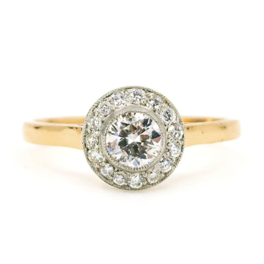 Diamond Cluster Ring