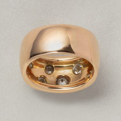 0.85ct Diamond Set 18ct Yellow Gold Band Ring