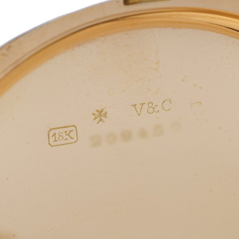 Vintage 1960s Vacheron and Constantin Chronometre Royal 18ct Yellow Gold Pocket Watch