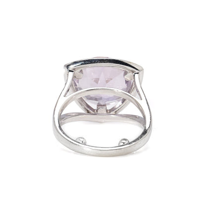Mauboussin Pink Quartz and Diamond Cluster Ring