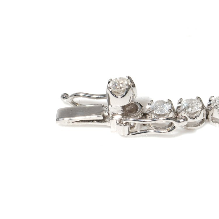 3ct Diamond Tennis Bracelet in 18ct White Gold