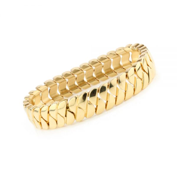 Cartier 18ct Yellow Gold Link Bracelet, Made in France, Circa 2000s, in original box