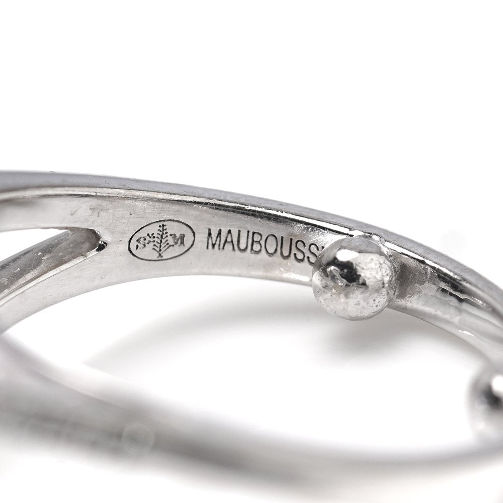 Mauboussin Pink Quartz and Diamond Cluster Ring