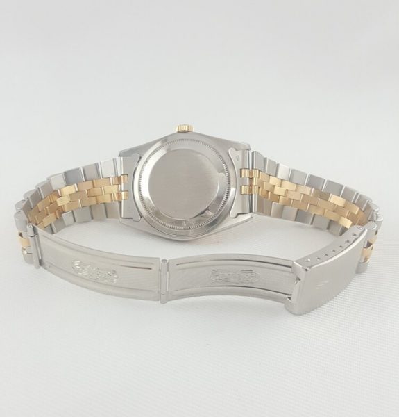 Rolex Datejust 16233 Steel and Gold 36mm Automatic with Original Diamond Dial and Box, Circa 1990s