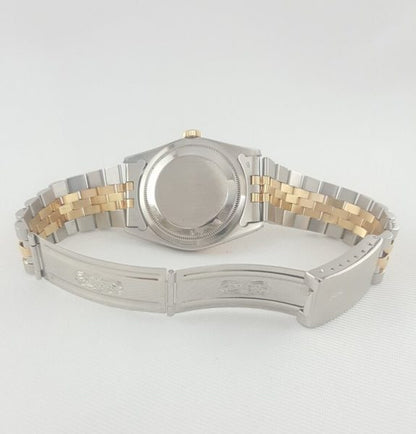 Rolex Datejust 16233 Steel and Gold 36mm Automatic with Original Diamond Dial and Box, Circa 1990s