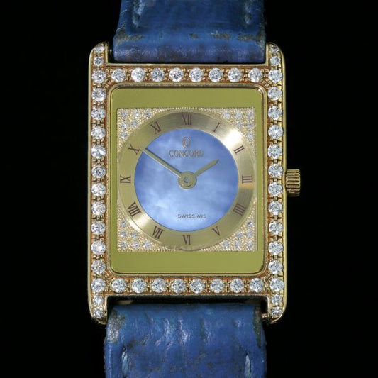 Concord Ladies 18ct Yellow Gold Quartz Wristwatch with Diamonds