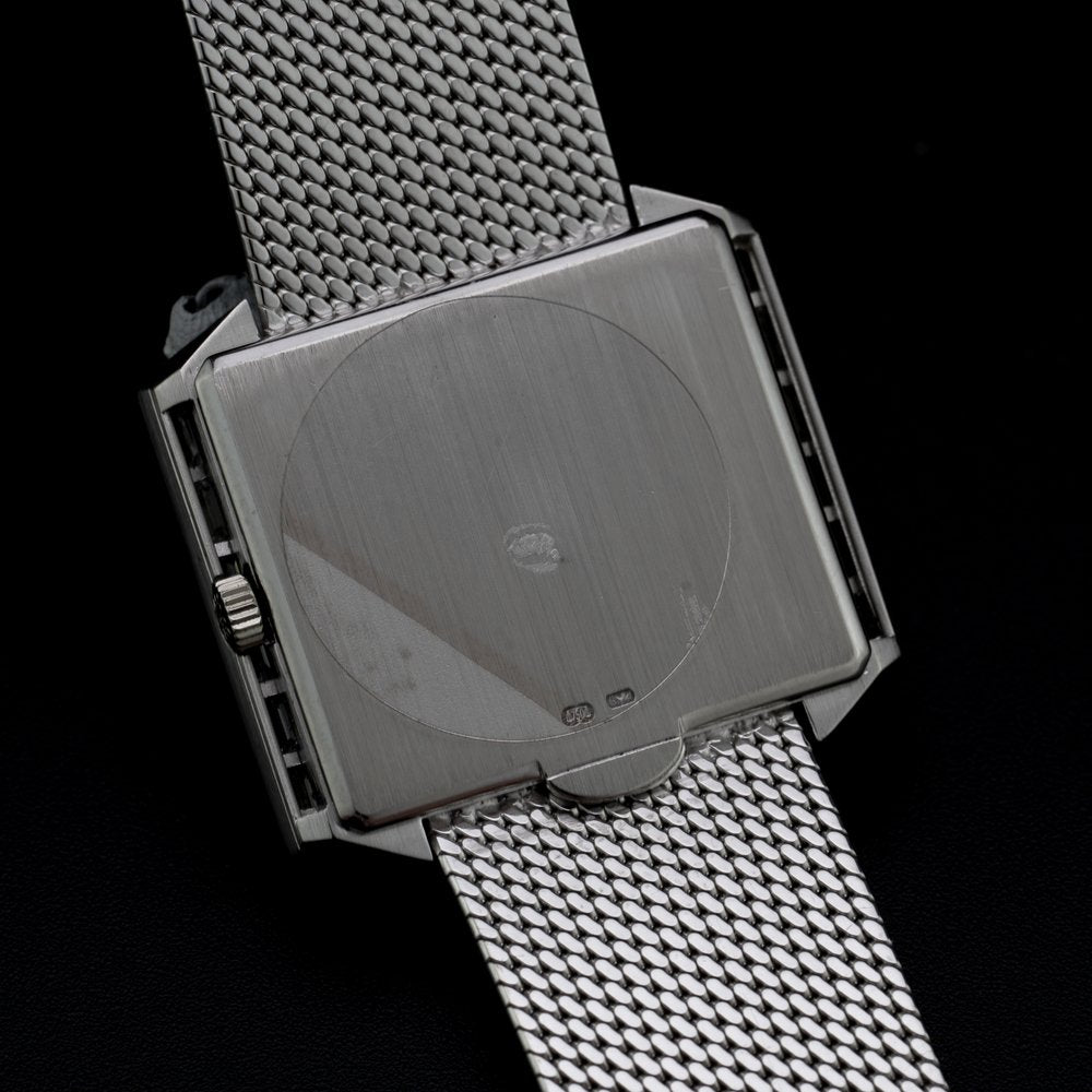 Patek Philippe 18ct White Gold Watch with Baguette Diamond Bezel